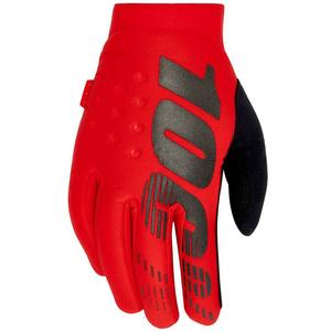 Motocross handschoenen 100% - USA BRISKER rood