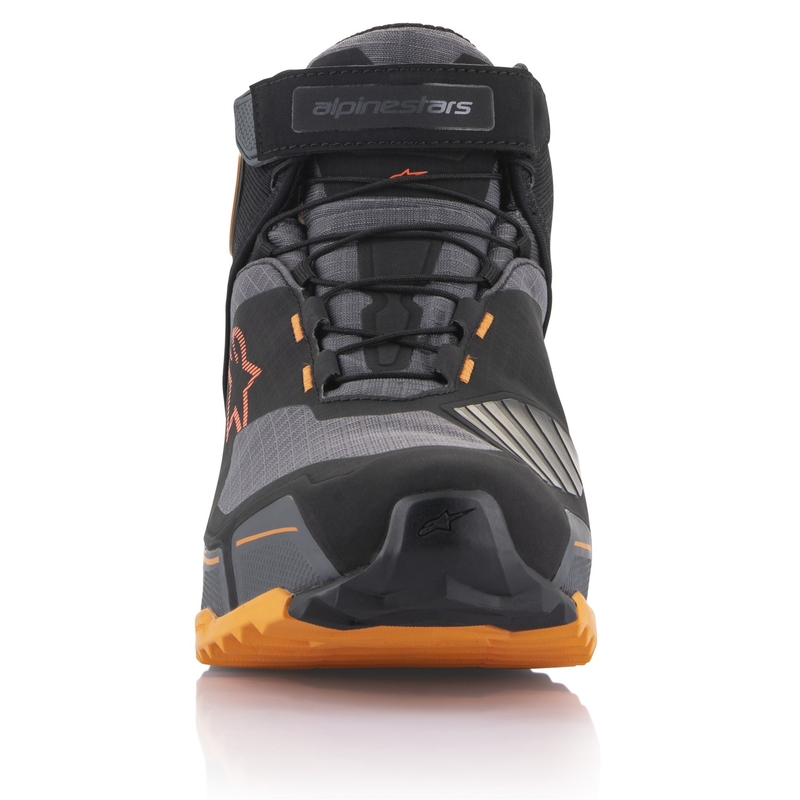 Alpinestars CR-X Drystar motorlaarzen zwart-bruin-oranje