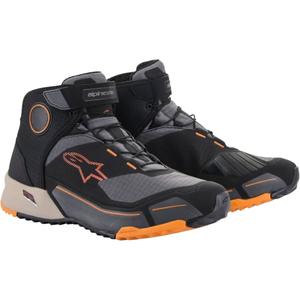 Alpinestars CR-X Drystar motorlaarzen zwart-bruin-oranje