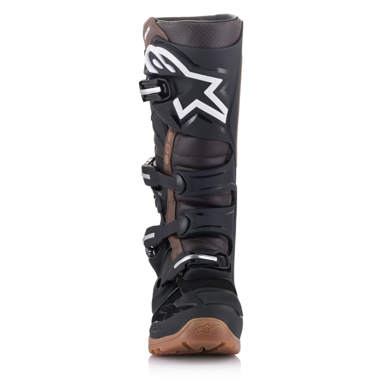 Alpinestars Tech 7 Enduro Motorlaarzen Zwart-Donkerbruin