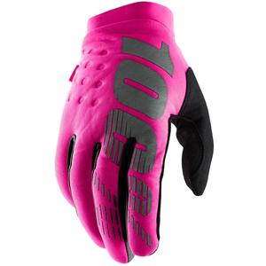 Dames crosshandschoenen 100% - USA BRISKER roze-zwart