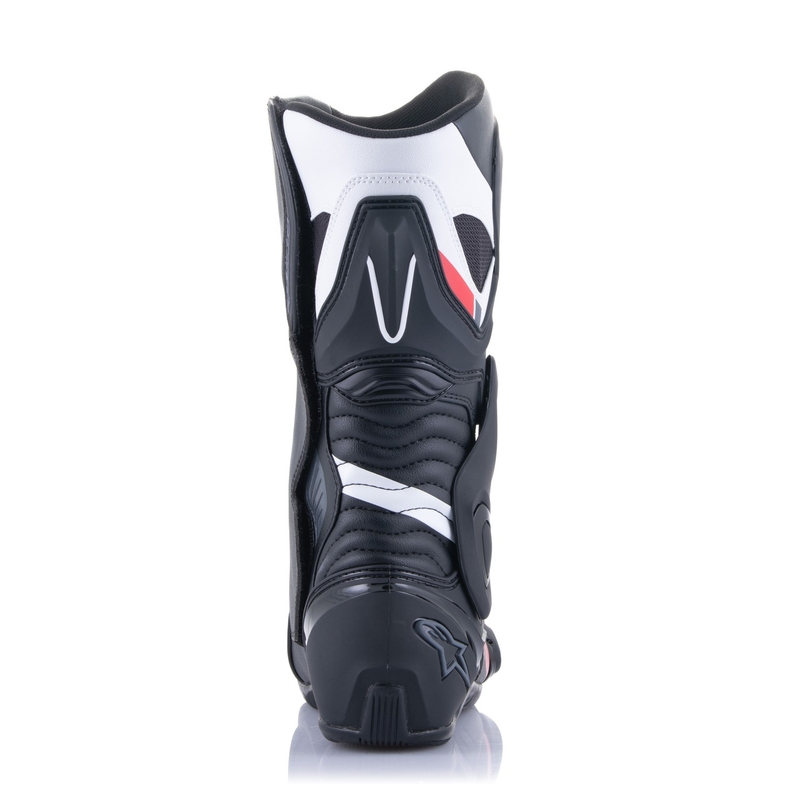 Alpinestars S-MX 6 motorlaarzen zwart-wit-grijs-rood