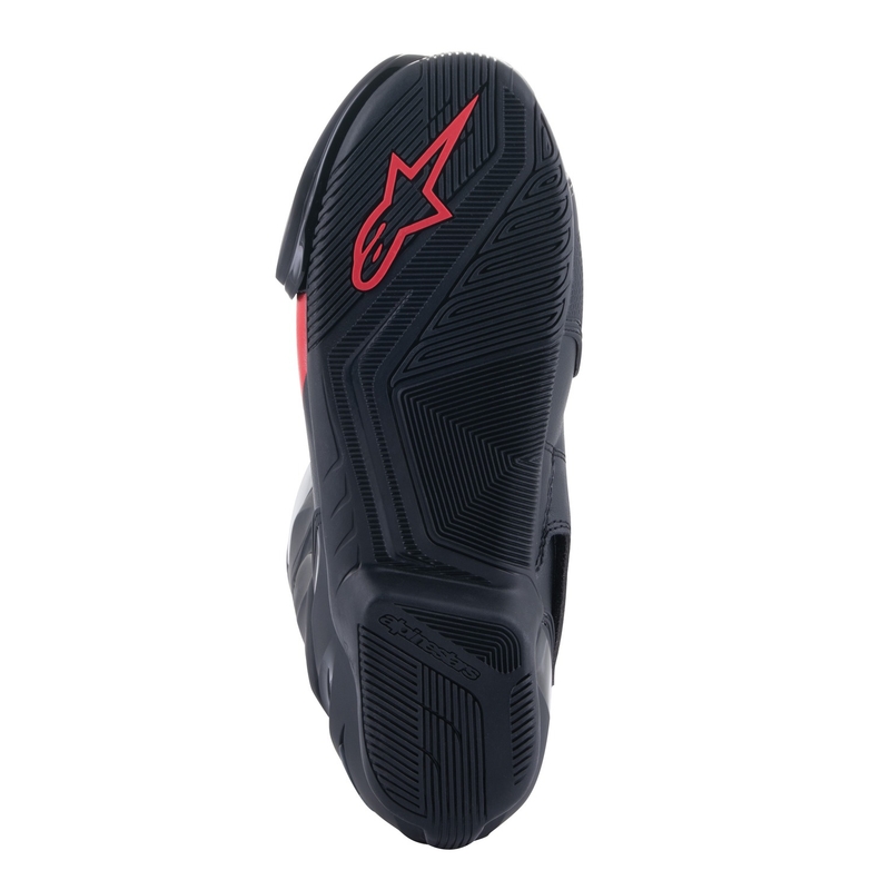 Alpinestars S-MX 6 motorlaarzen zwart-wit-grijs-rood