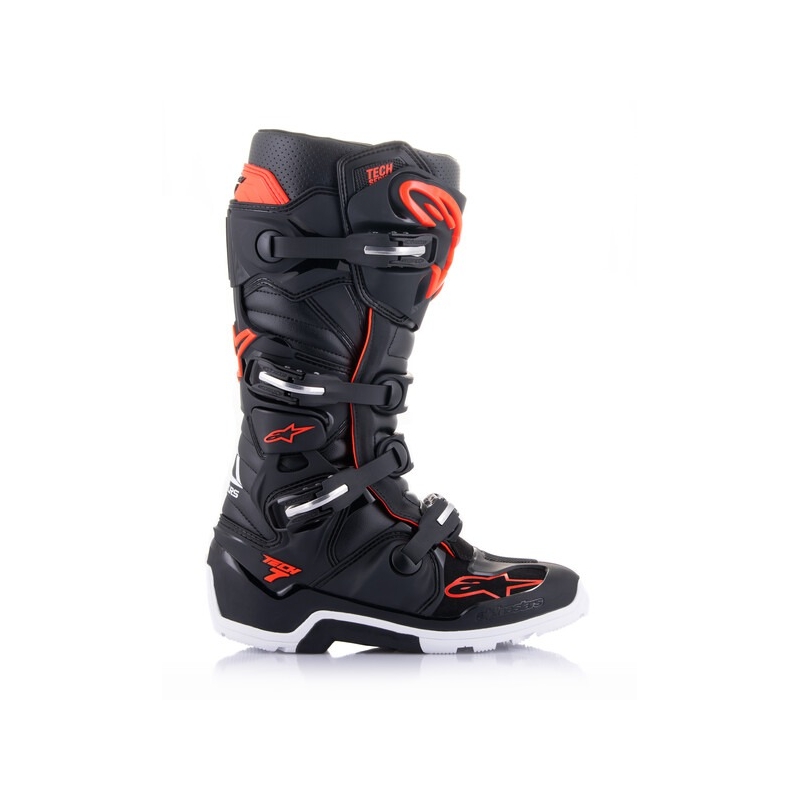 Motorlaarzen Motorlaarzen Alpinestars Tech 7 Enduro zwart-rood fluo-witTech 7 Enduro zwart-rood fluo-wit
