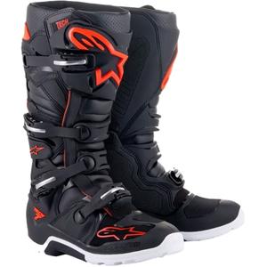 Motorlaarzen Motorlaarzen Alpinestars Tech 7 Enduro zwart-rood fluo-witTech 7 Enduro zwart-rood fluo-wit