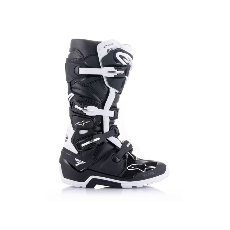 Alpinestars Tech 7 Enduro Drystar Motorlaarzen Zwart-Wit