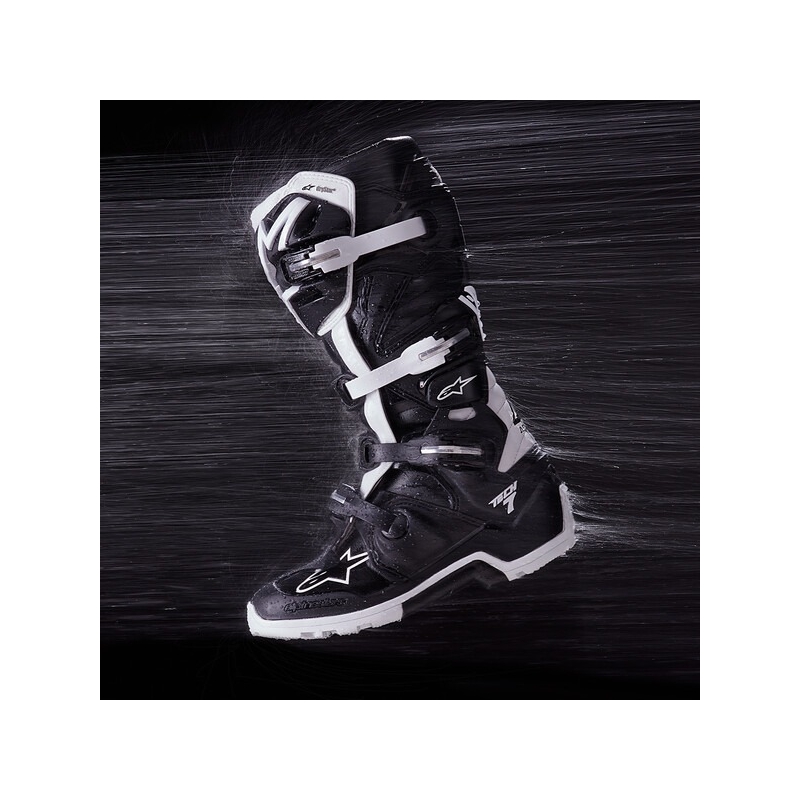 Alpinestars Tech 7 Enduro Drystar Motorlaarzen Zwart-Wit
