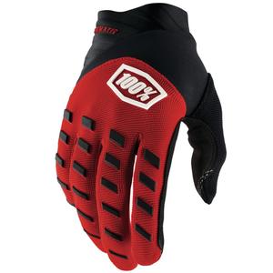 Motocross handschoenen 100% - USA AIRMATIC rood-zwart