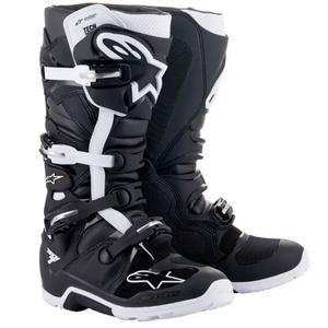 Alpinestars Tech 7 Enduro Drystar Motorlaarzen Zwart-Wit