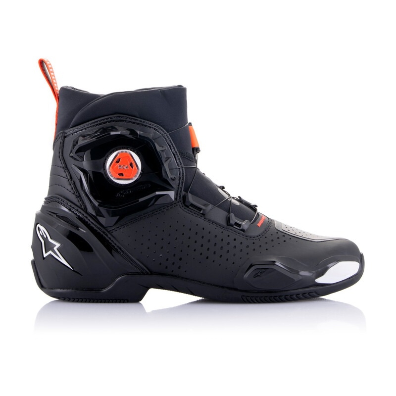 Alpinestars SP-2 motorlaarzen zwart-wit-fluorrood