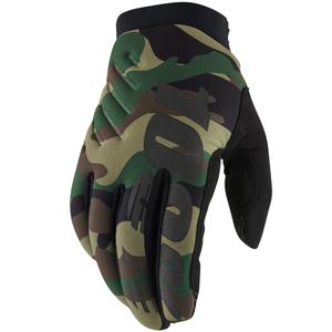 Motocross handschoenen 100% - USA BRISKER zwart-camo