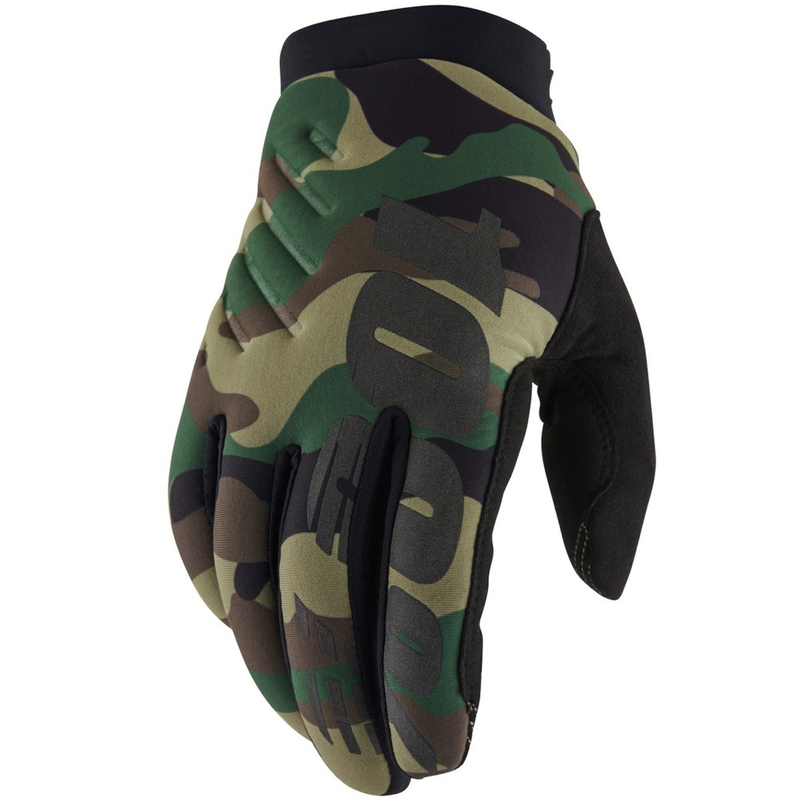 Motocross handschoenen 100% - USA BRISKER zwart-camo