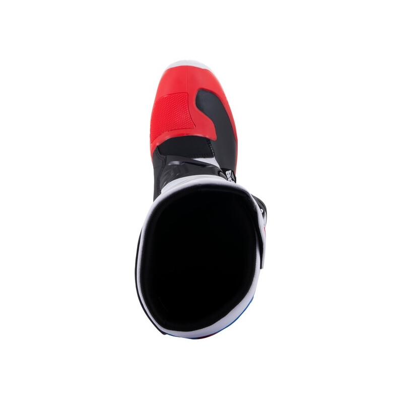 Alpinestars TECH 3 crosslaarzen wit-zwart-blauw-rood