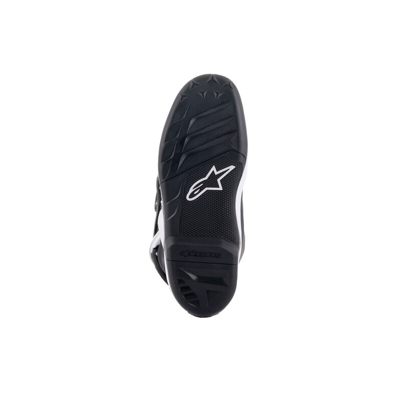 Alpinestars Tech 7 S kindermotorlaarzen zwart-wit-fluo geel-blauw