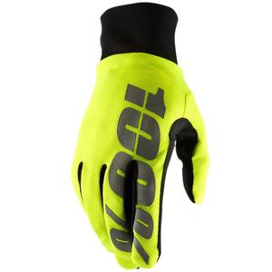 Motocross handschoenen 100% HYDROMATIC neon geel