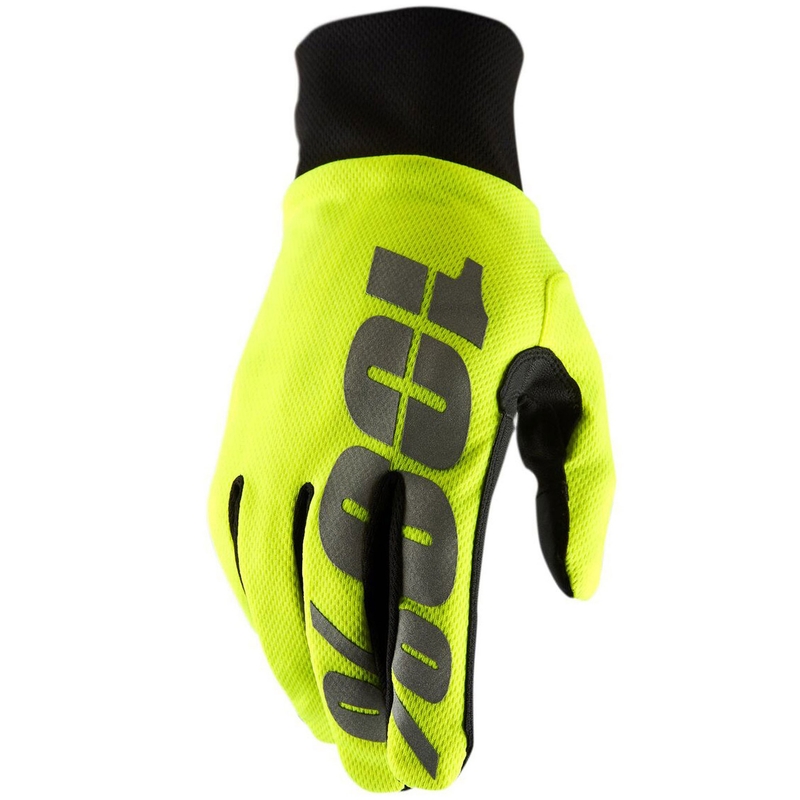 Motocross handschoenen 100% HYDROMATIC neon geel