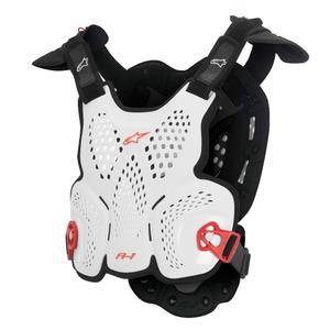 Alpinestars A-1 Roost Guard CE2 bodyprotector wit-zwart-rood