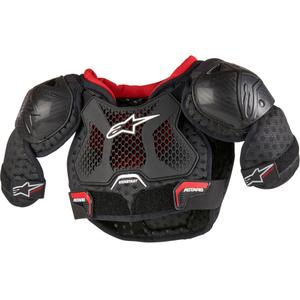 Alpinestars Bionic Kickstart kinderbodyprotector zwart-rood