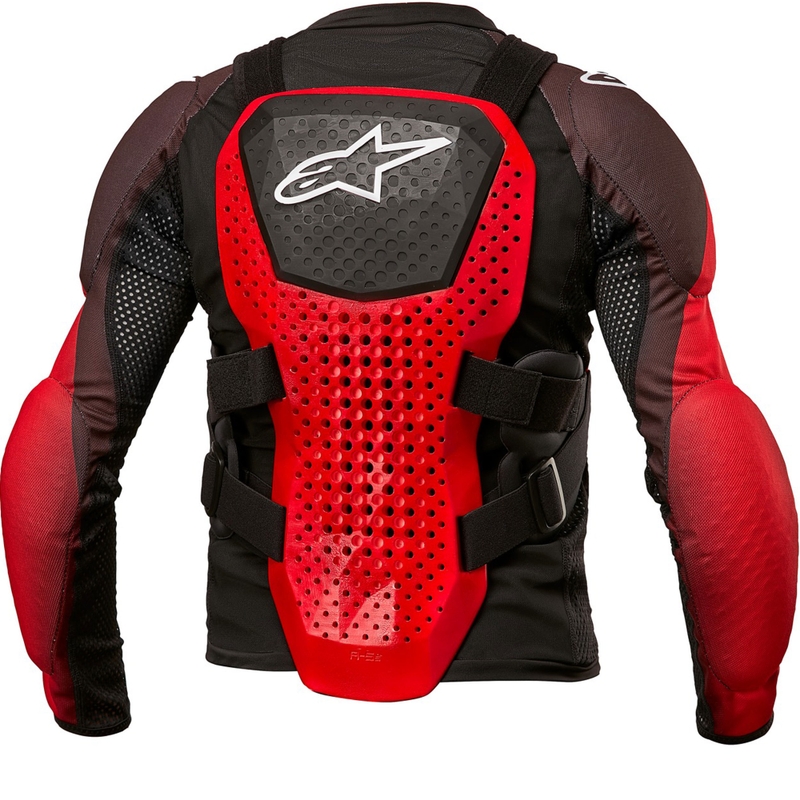 Alpinestars Bionic Tech Youth bodyprotector zwart-wit-rood