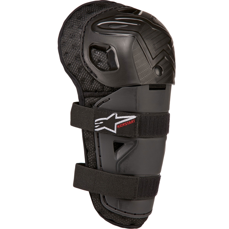 Alpinestars Bionic Kickstart Kinderkniebeschermers Zwart-Rood
