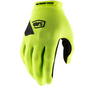 Motocross handschoenen 100% RIDECAMP fluo geel