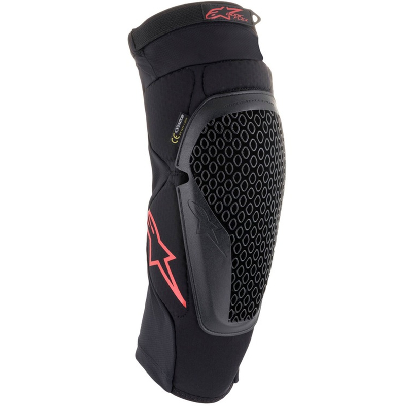 Alpinestars Bionic Flex kniebeschermers zwart-rood