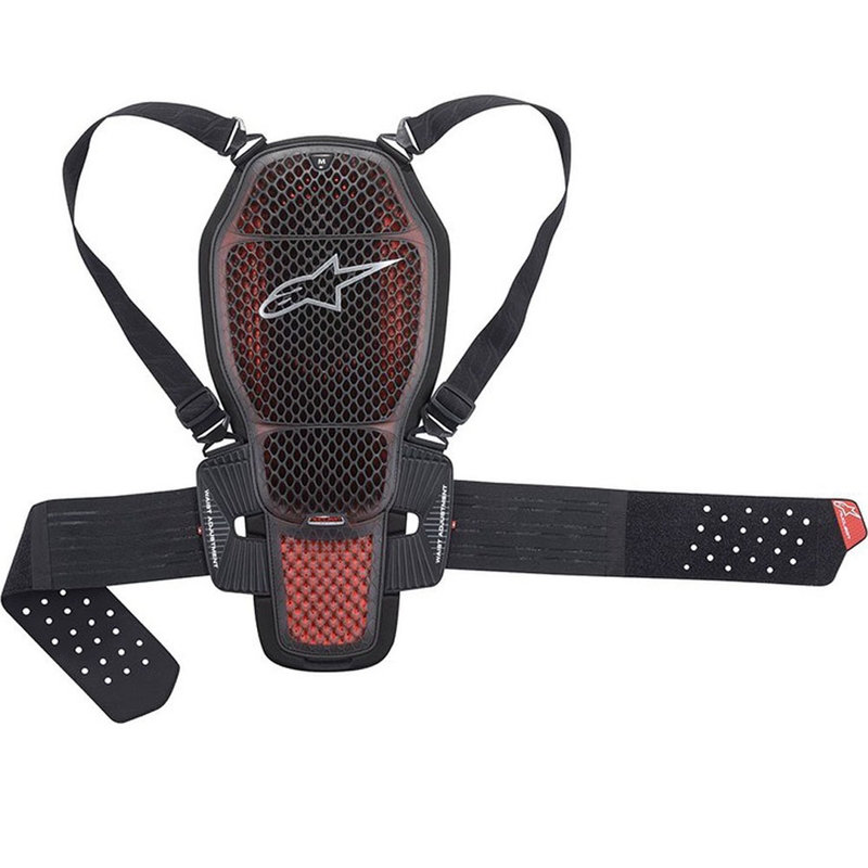 Rugbeschermer Alpinestars Nucleon KR-1 CELL CE2 transparant-grijs-rood-zwart
