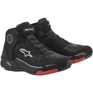 Alpinestars CR-X Drystar motorlaarzen zwart camouflage-rood
