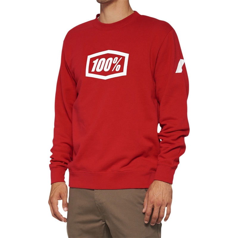 Sweatshirt 100% - USA ICON rood
