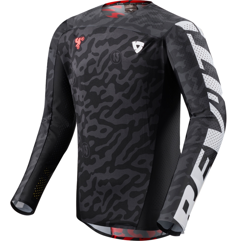 Revit Thirteen motorcross shirt zwart