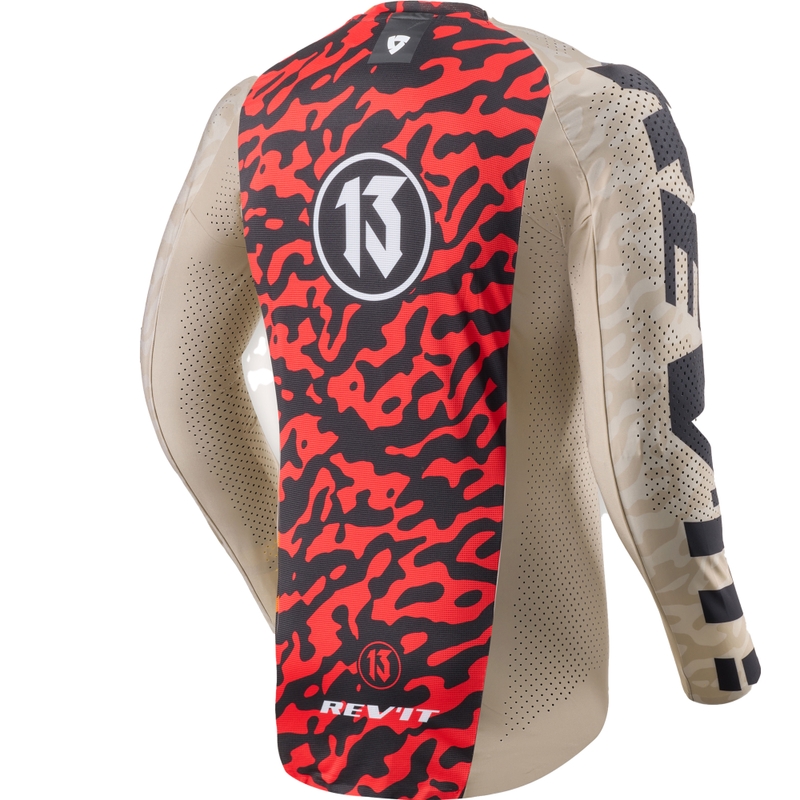 Revit Thirteen motorcross shirt zand