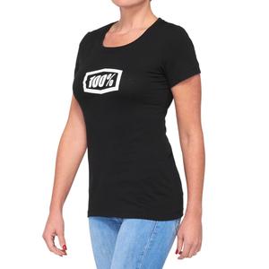 Dames T-shirt 100% - USA ICON zwart