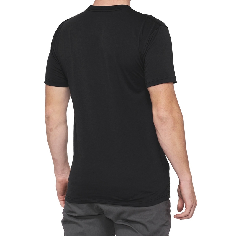 T-shirt 100% - USA ICON TECH zwart