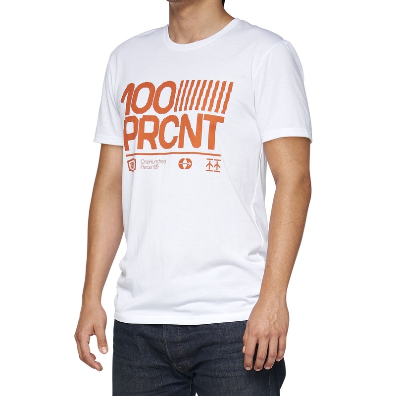 T-shirt 100% - USA SURMAN TECH wit