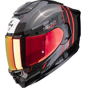 Scorpion EXO-1500 Carbon Air Zity integraal motorhelm zwart-rood