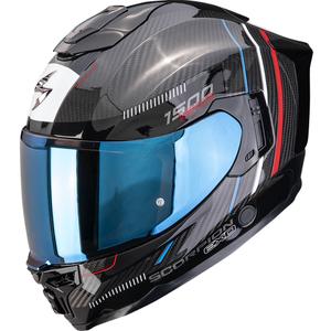 Scorpion EXO-1500 Carbon Air Zity integraal motorhelm zwart-rood-blauw