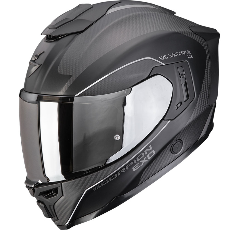Scorpion EXO-1500 Carbon Air Mundi integraal motorhelm matzwart-zilver