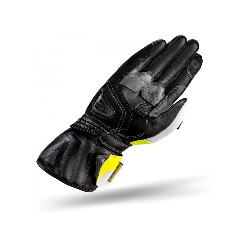 Handschoenen Shima STR-2 zwart-wit-fluogeel