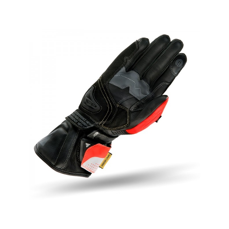 Handschoenen Shima STR-2 zwart-wit-fluorood