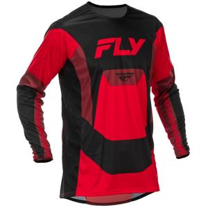 FLY Racing Lite crossshirt zwart-rood II