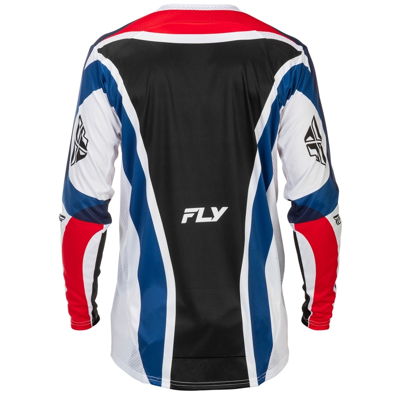 FLY Racing Lite USA motorcross shirt rood-wit-blauw