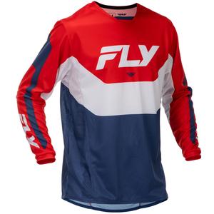 Motocross shirt FLY Racing Kinetic USA rood-wit-blauw