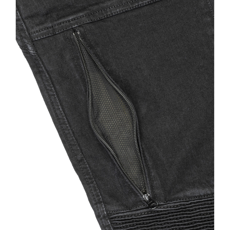 Dames motorjeans Ayrton 505 zwart