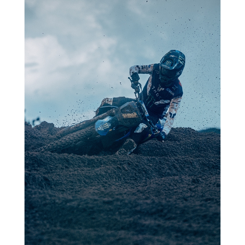Alpinestars Supertech Vision DNGR38 XXV crossbril zwart-zilver met spiegelend zilver plexiglas