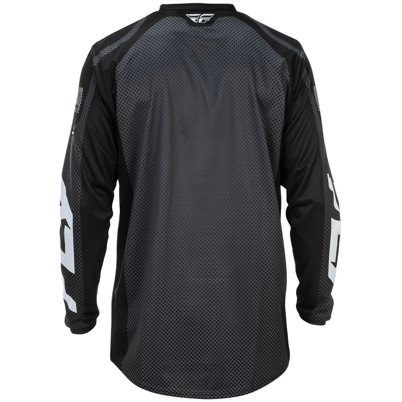 FLY Racing F-16 motorcross shirt zwart-wit