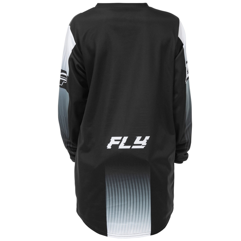 FLY Racing F-16 Kinder Motocross Jersey Zwart-Wit