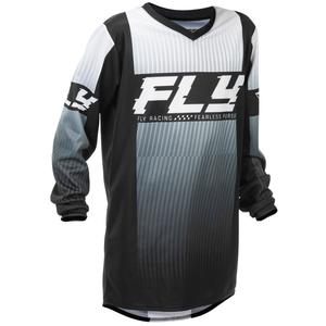 FLY Racing F-16 Kinder Motocross Jersey Zwart-Wit