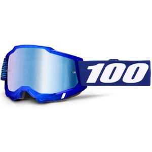 Motorcrossbril 100% Accuri 2 2028 met blauw plexiglas