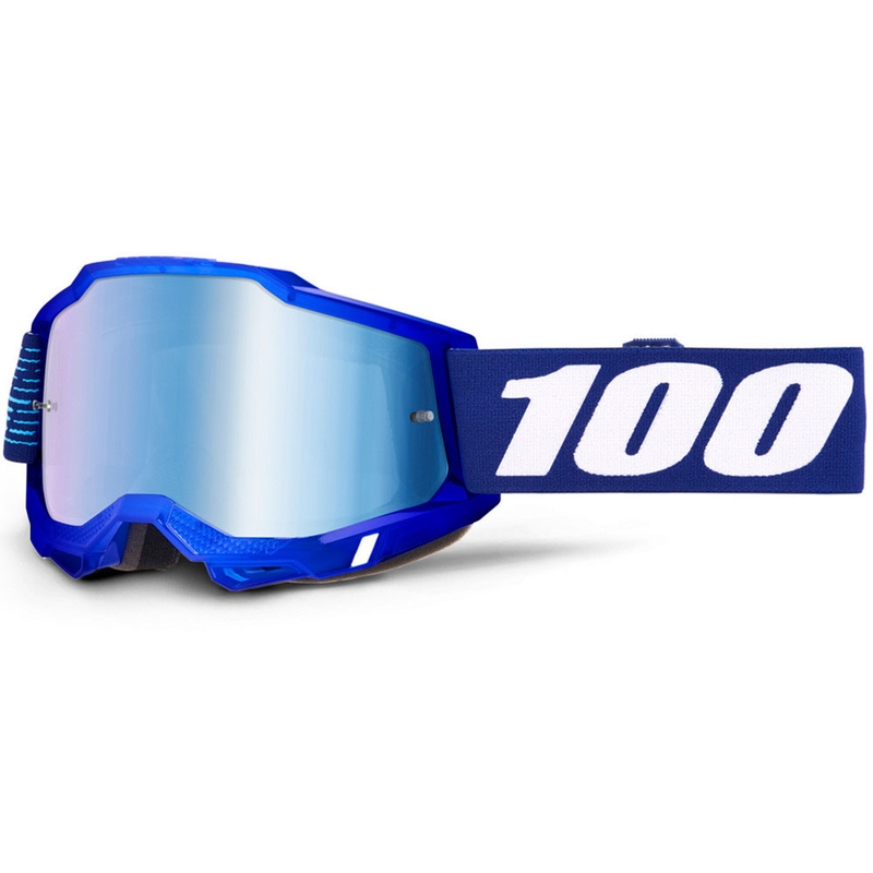 Motorcrossbril 100% Accuri 2 2028 met blauw plexiglas
