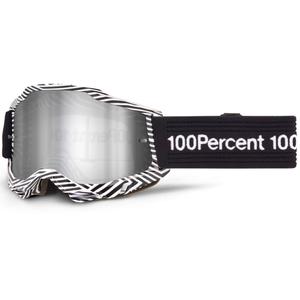 100% Accuri 2 SAMBA crossbril met zilverkleurig plexiglas